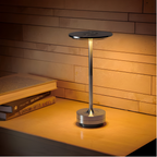 Rechargeable Touch Table Lamp, 3-Level Dimmable LED in Metal