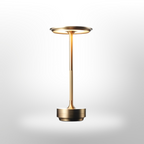 Rechargeable Touch Table Lamp, 3-Level Dimmable LED in Metal