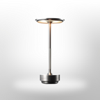Rechargeable Touch Table Lamp, 3-Level Dimmable LED in Metal