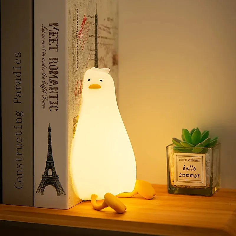 Silicone Animal Night Light, Dimmable and USB Rechargeable