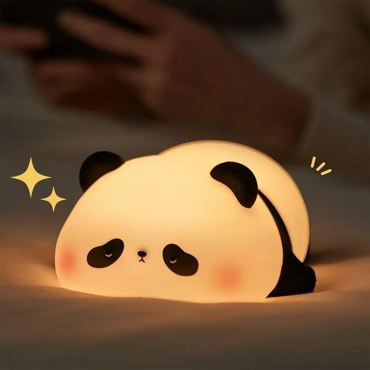 Silicone Animal Night Light, Dimmable and USB Rechargeable