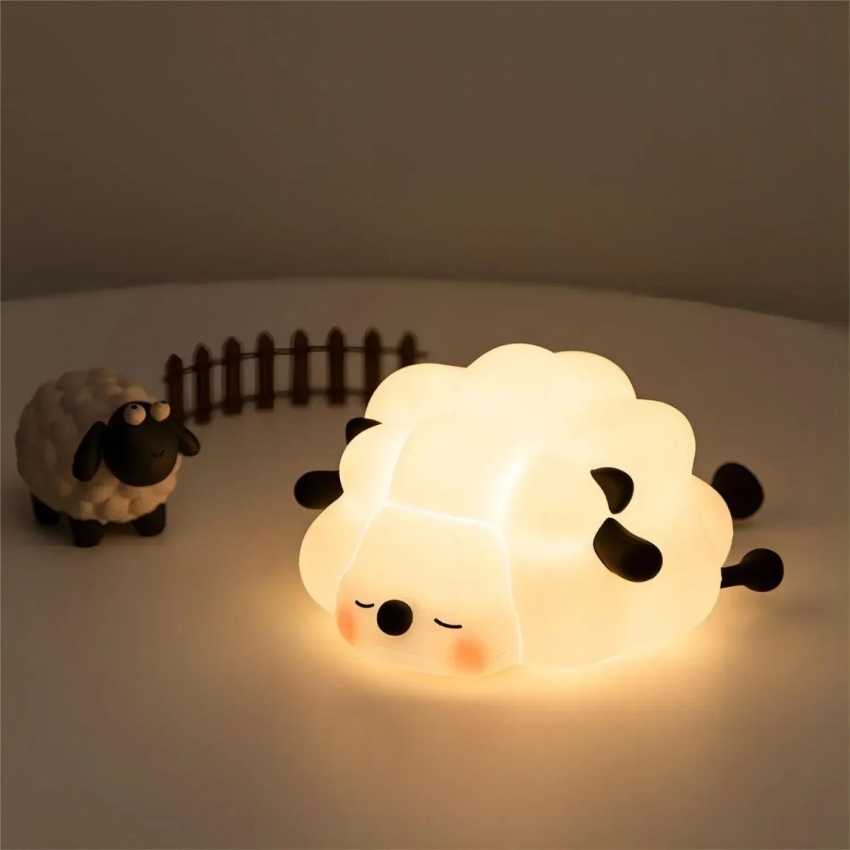 Silicone Animal Night Light, Dimmable and USB Rechargeable