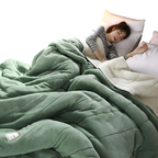 Sherpa Fleece Throw, Flock Pattern, Four Sizes