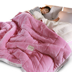 Sherpa Fleece Throw, Flock Pattern, Four Sizes