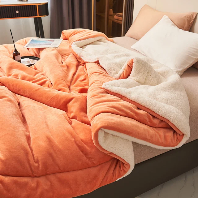 Soft Flannel Fleece Throw Blanket in Nine Colours
