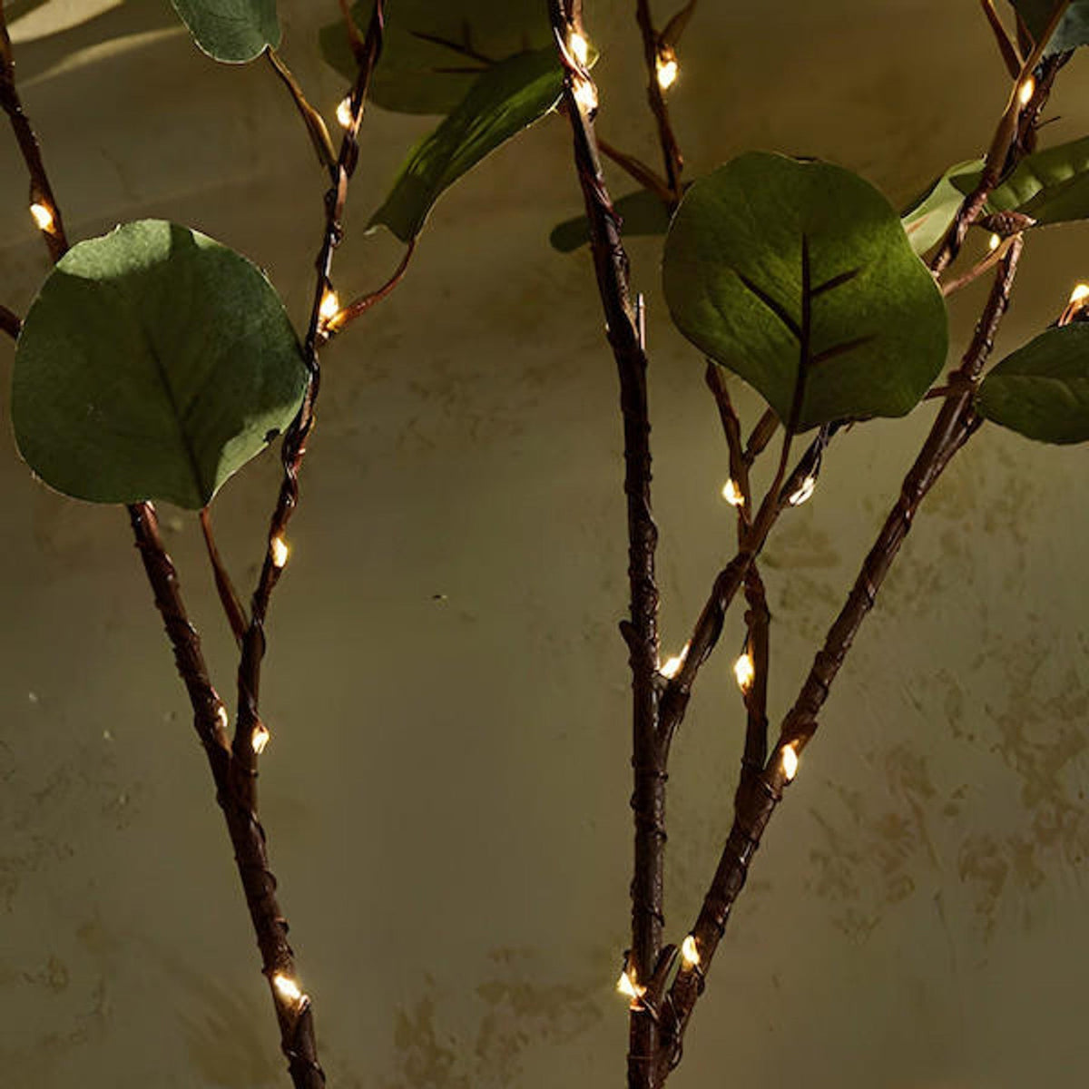 LED Olive Branch Light 70cm with 120 Warm White Fairy Lights