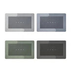 Non-Slip Quick Dry Bath Mat, Rectangular or Oval