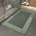 Non-Slip Quick Dry Bath Mat, Rectangular or Oval