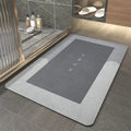 Non-Slip Quick Dry Bath Mat, Rectangular or Oval