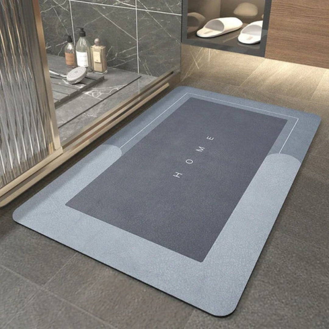 Non-Slip Quick Dry Bath Mat, Rectangular or Oval