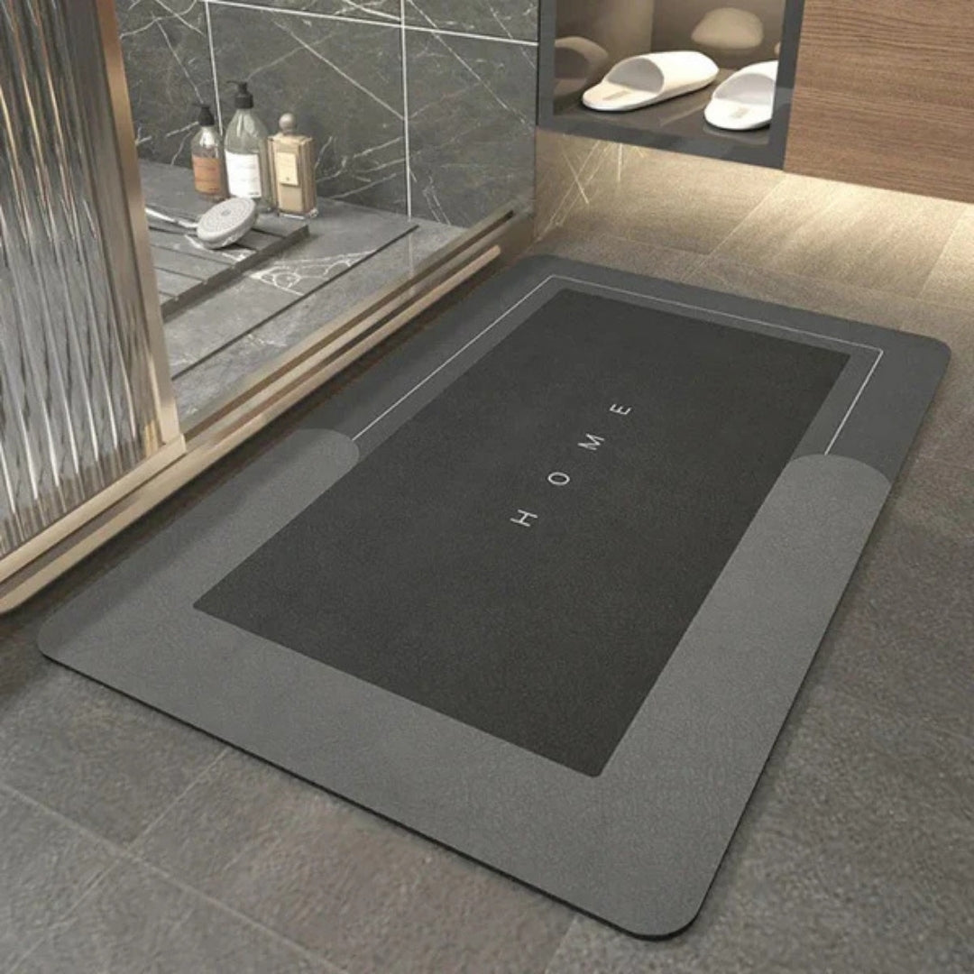 Non-Slip Quick Dry Bath Mat, Rectangular or Oval