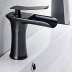 Gold Single-Lever Basin Tap, Brass Body, Ceramic Cartridge
