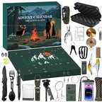 Advent Calendar with 24 Outdoor Tools for Camping and DIY