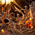 Posable Hanging Skeleton Decoration, 40 cm and 90 cm