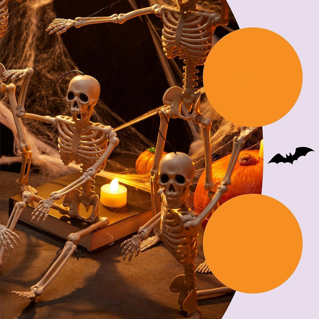 Posable Hanging Skeleton Decoration, 40 cm and 90 cm