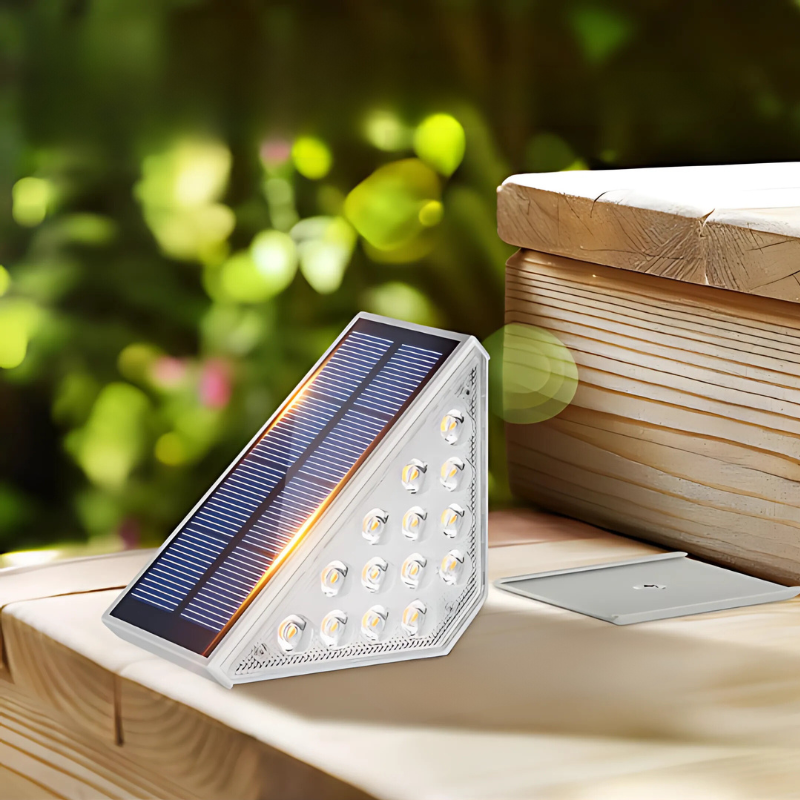 Solar Step Light with Motion Sensor, IP65, Set of 2