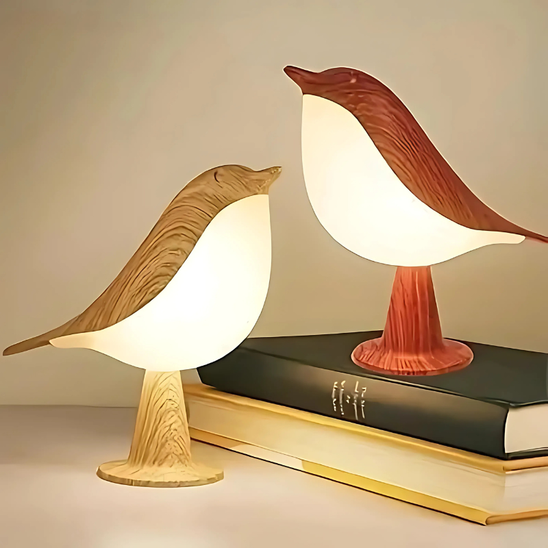 Dimmable Bird Lamp with Aroma Diffuser, Cordless USB-C