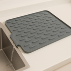 Silicone Draining Mat with Drainage Pattern for Worktops