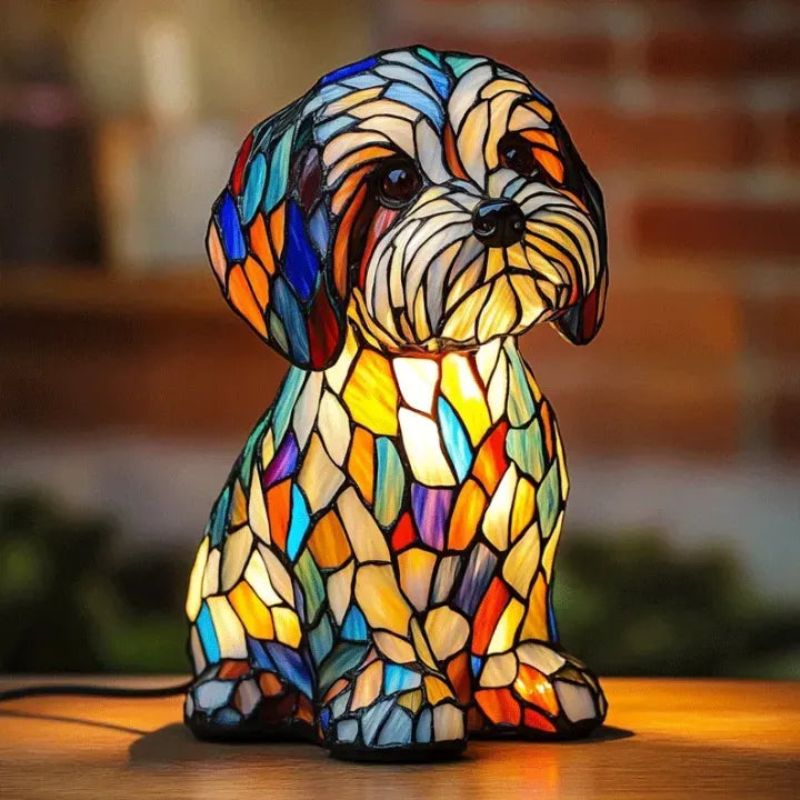 Dog Silhouette Decorative Lamp, USB or Battery, Seven Breeds
