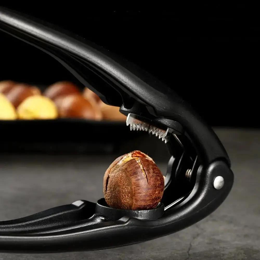 Stainless Steel Chestnut Cutter with Non-Slip ABS Grip