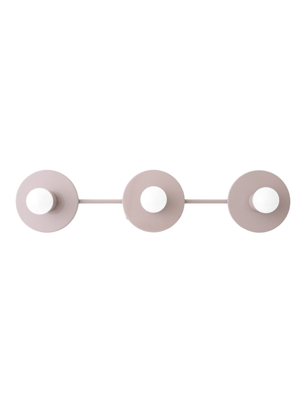 Minimalist 3-Light Wall Light, 55.9cm Wide, Eight Colours