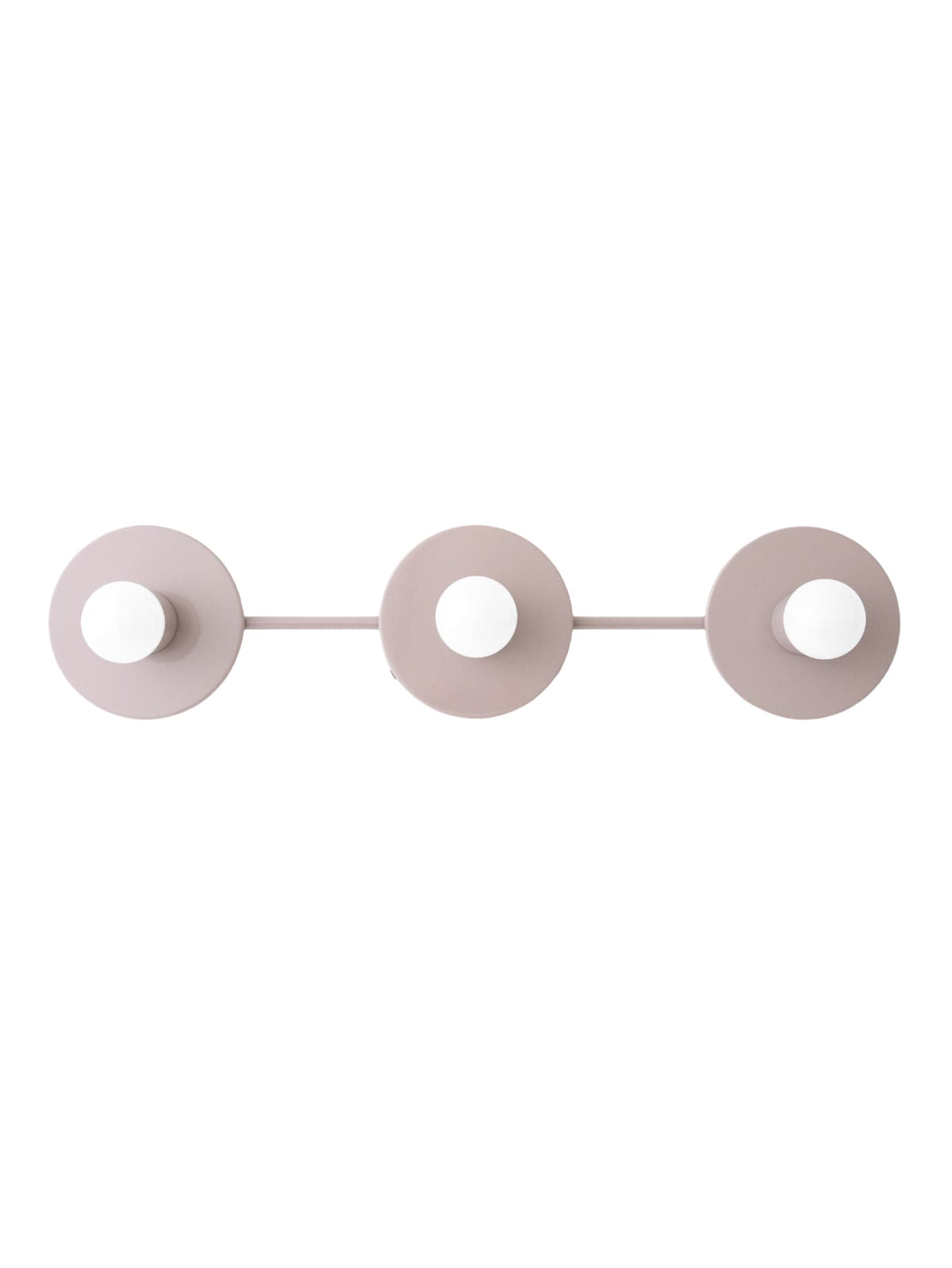 Minimalist 3-Light Wall Light, 55.9cm Wide, Eight Colours