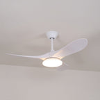 Wood-Effect Ceiling Fan with 35W LED Light and 6 Speeds