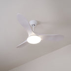 Wood-Effect Ceiling Fan with 35W LED Light and 6 Speeds