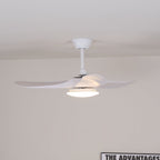 Wood-Effect Ceiling Fan with 35W LED Light and 6 Speeds