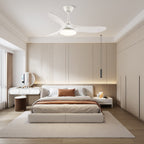 Wood-Effect Ceiling Fan with 35W LED Light and 6 Speeds