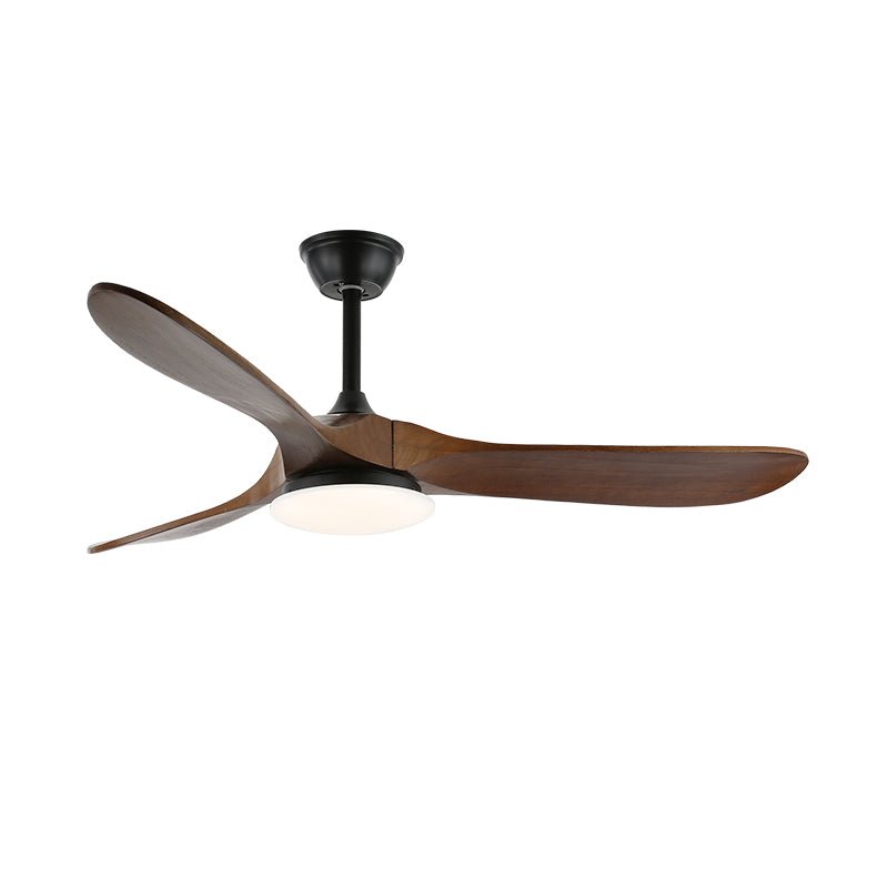 Wood-Effect Ceiling Fan with 35W LED Light and 6 Speeds