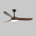 Wood-Effect Ceiling Fan with 35W LED Light and 6 Speeds