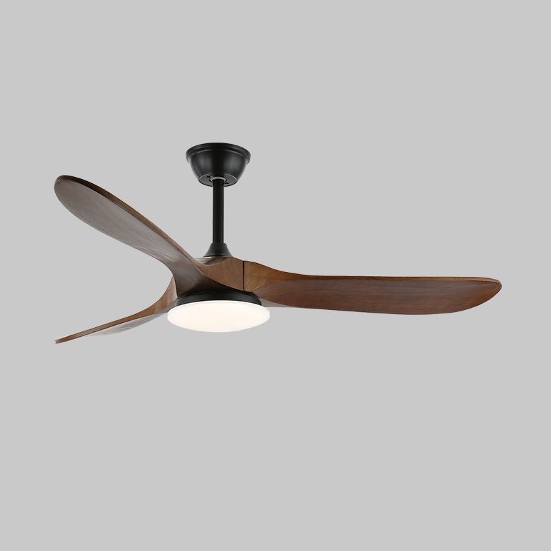 Wood-Effect Ceiling Fan with 35W LED Light and 6 Speeds