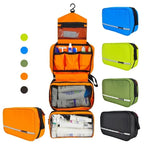 Water Resistant Toiletry Bag in Oxford Nylon, Unisex, 24 cm
