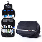 Water Resistant Toiletry Bag in Oxford Nylon, Unisex, 24 cm
