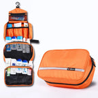Water Resistant Toiletry Bag in Oxford Nylon, Unisex, 24 cm