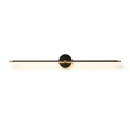 Linear LED Wall Light, 68 to 128 cm, Black or Gold
