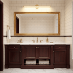 Linear LED Wall Light, 68 to 128 cm, Black or Gold