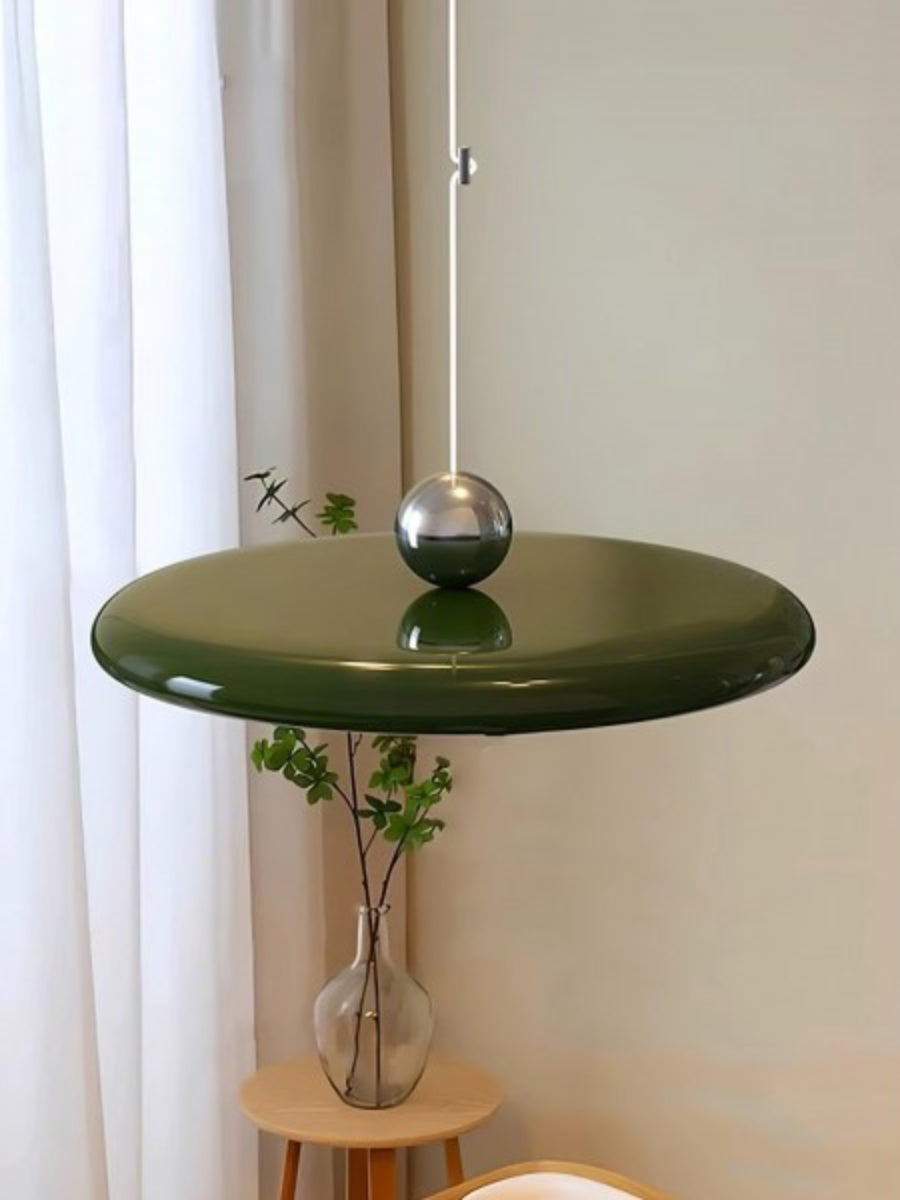 Adjustable Swing Arm Pendant Light in Metal, 40 cm Shade