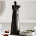 Glazed Ceramic Oil Dispenser 120ml with Pouring Spout