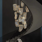 Waterfall Chandelier with Dimmable LED, 6 to 28 Lights