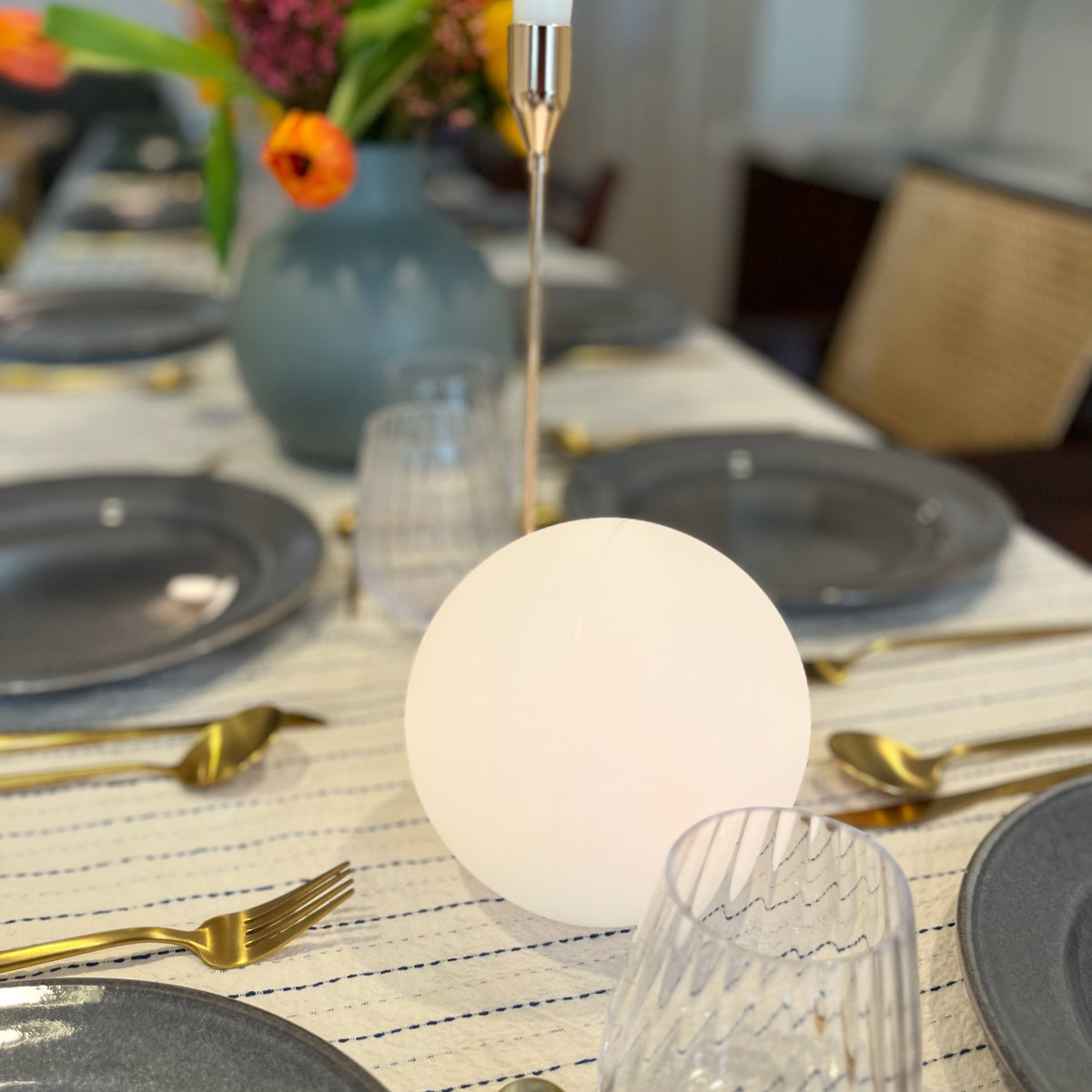 Cordless Rechargeable LED Table Lamp, 16 Colours, IP65