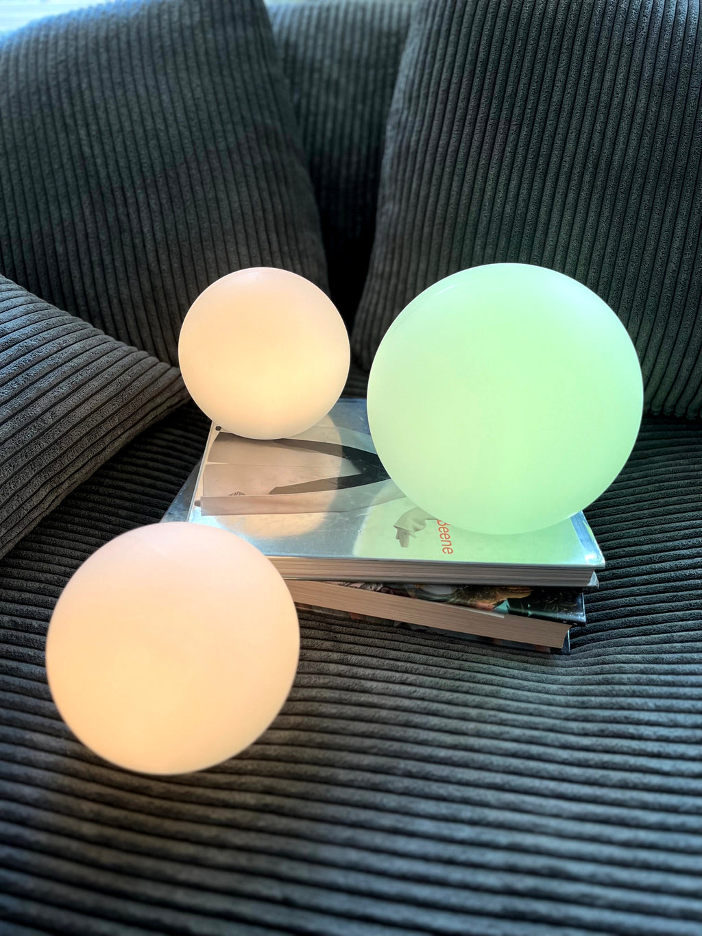 Cordless Rechargeable LED Table Lamp, 16 Colours, IP65