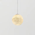 Moon Pendant Light with Textured Craters, Dimmable