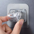 Self-Adhesive Curtain Rod Holders, No Drilling Required