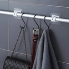 Self-Adhesive Curtain Rod Holders, No Drilling Required