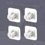 Self-Adhesive Curtain Rod Holders, No Drilling Required