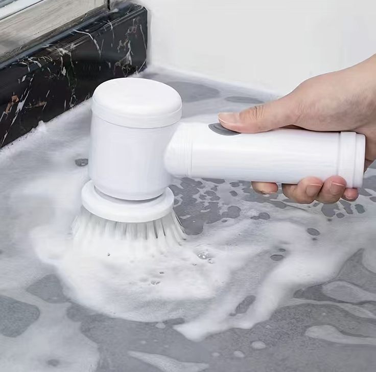 Electric Scrubbing Brush with Two Speeds, Rechargeable