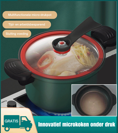 3.5 L Pressure Cooker with Non-Stick Coating and Slow Cook