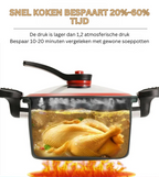 3.5 L Pressure Cooker with Non-Stick Coating and Slow Cook